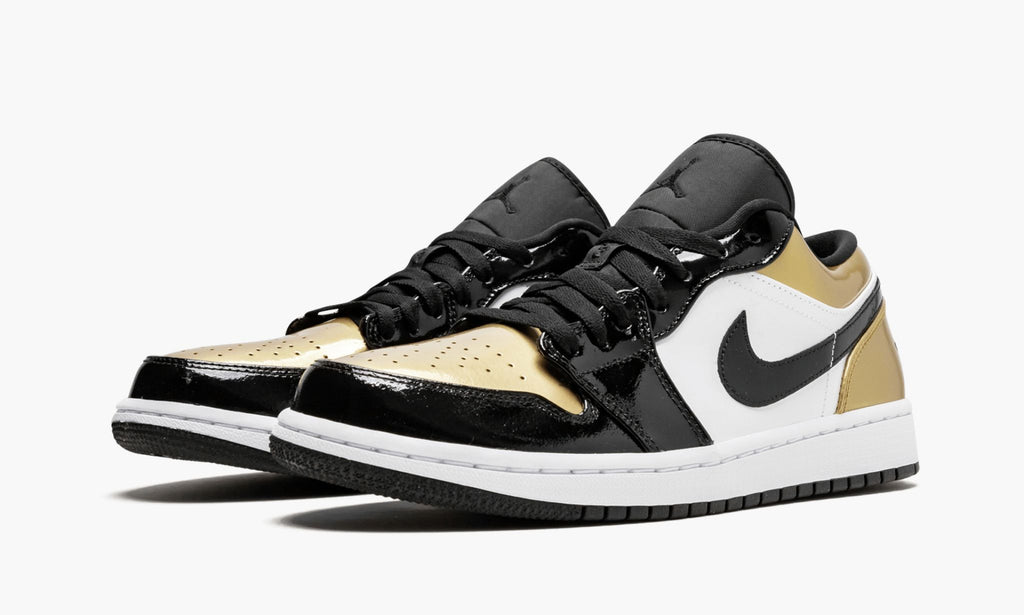 "Gold Toe" Air Jordan 1 Low - product image from the listing.