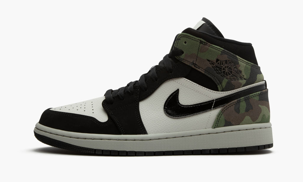 "Camo" Air Jordan 1 Mid - product photo shown in the listing for this item.