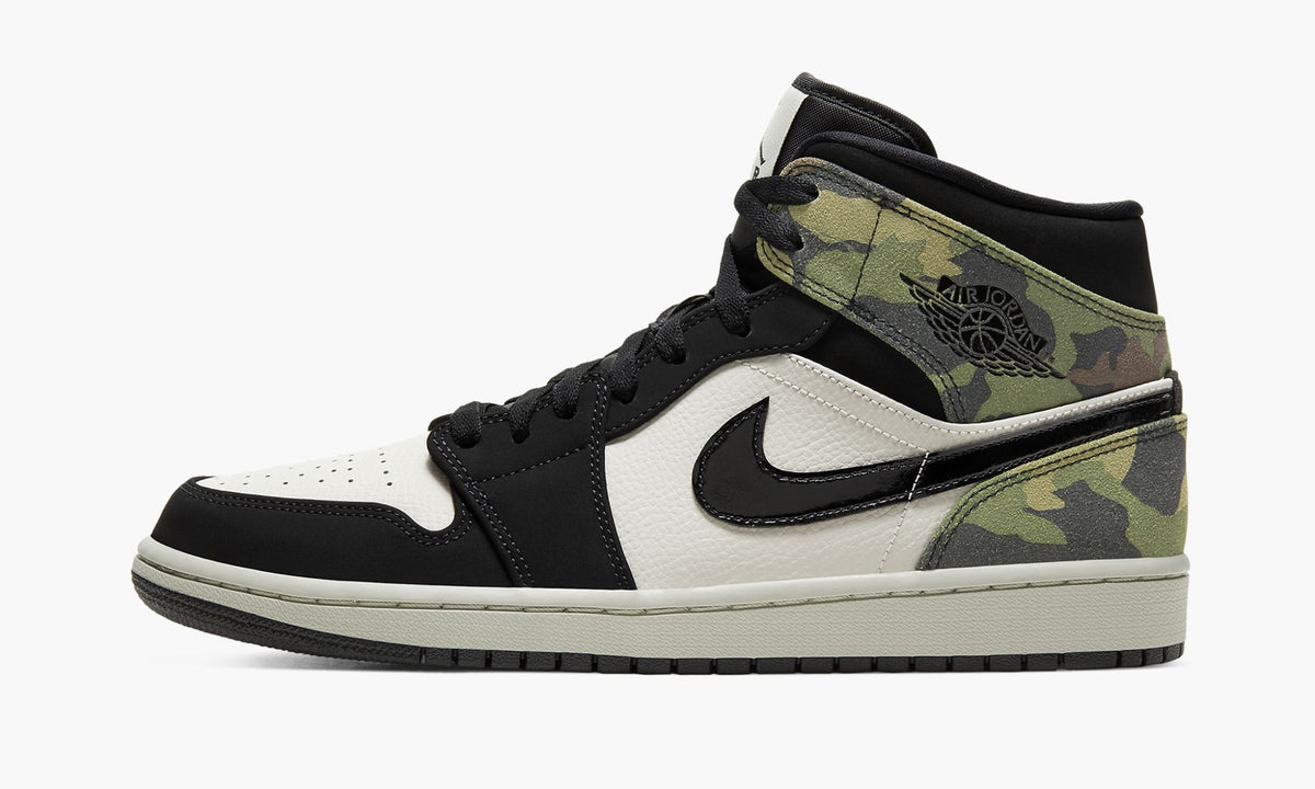"Camo" Air Jordan 1 Mid - product photo shown in the listing for this item.