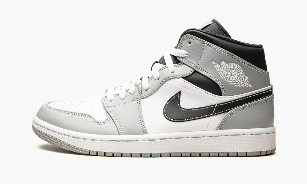 "Light Smoke Grey 2.0" Air Jordan 1 Mid - product image from the listing.