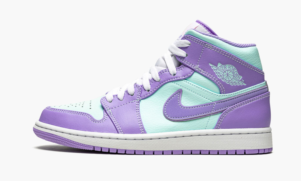 "Purple Pulse / Glacier Blue" Air Jordan 1 Mid - product image from the listing.