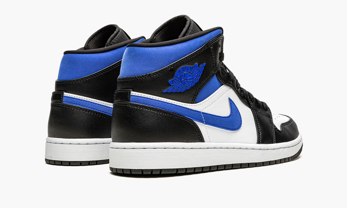 "Racer Blue / Black / White" Air Jordan 1 Mid - product image from the listing.