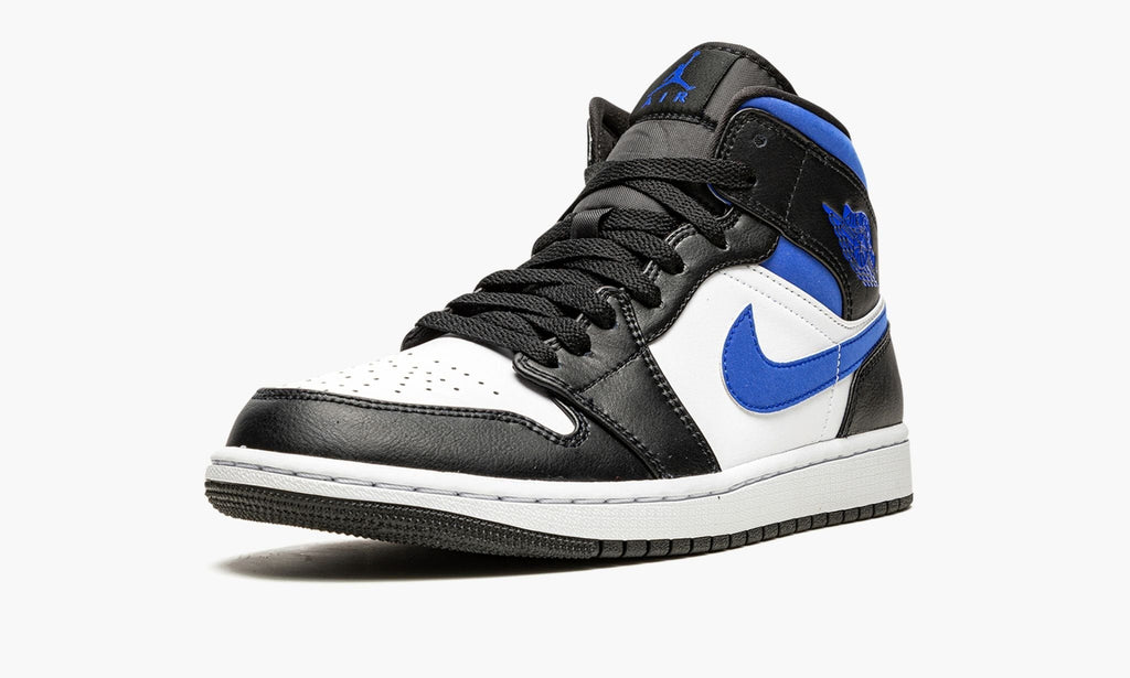 "Racer Blue / Black / White" Air Jordan 1 Mid - product image from the listing.