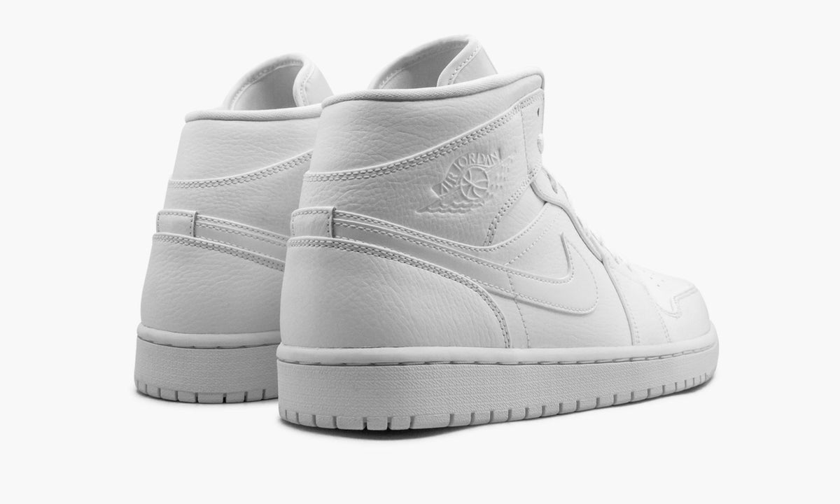 "Triple White" Air Jordan 1 Mid - product image from the listing.