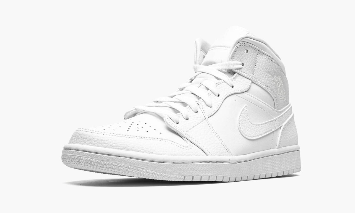 "Triple White" Air Jordan 1 Mid - product image from the listing.