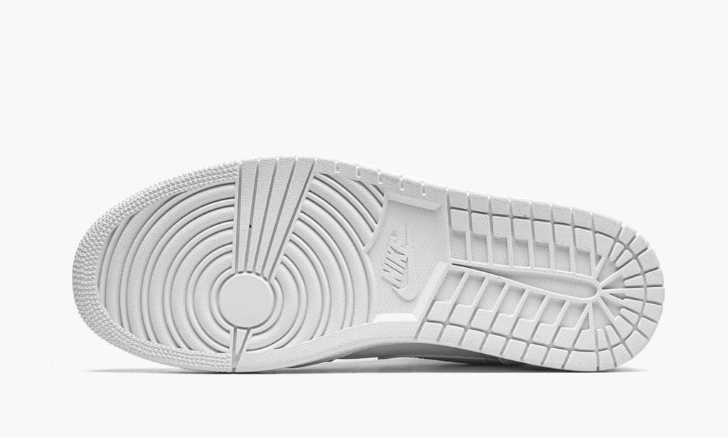 "Triple White" Air Jordan 1 Mid - product image from the listing.
