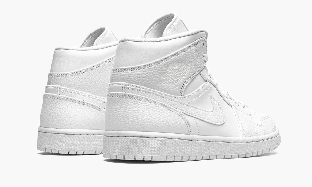 "Triple White" Air Jordan 1 Mid - product image from the listing.
