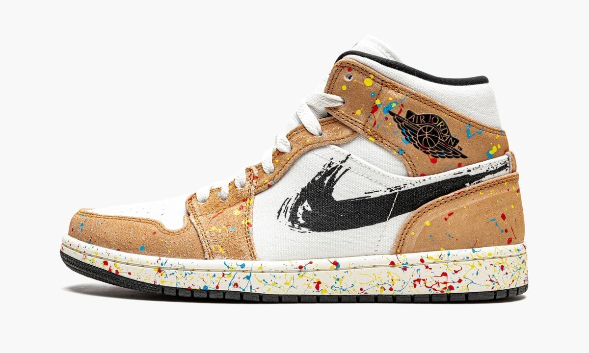"Brushstroke" Air Jordan 1 Mid SE - product image from the listing.