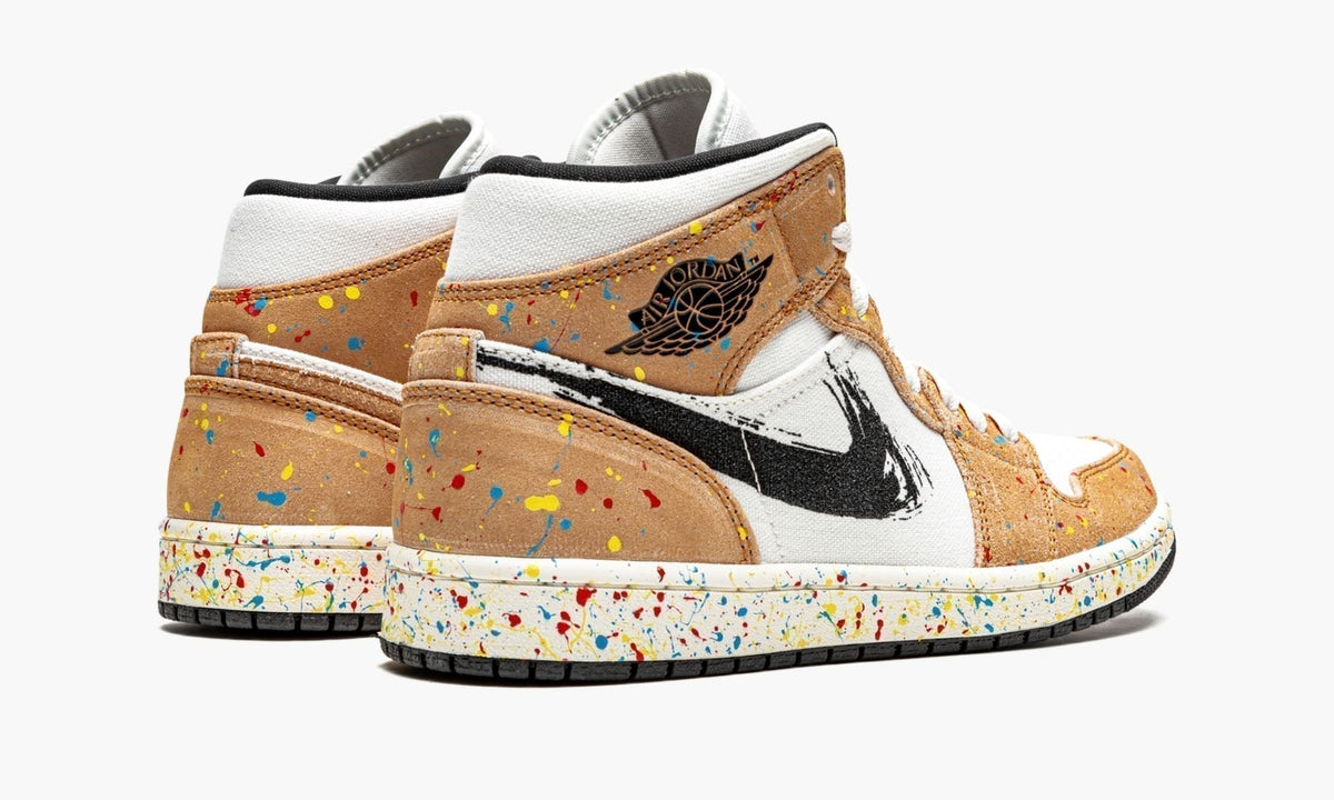 "Brushstroke" Air Jordan 1 Mid SE - product image from the listing.