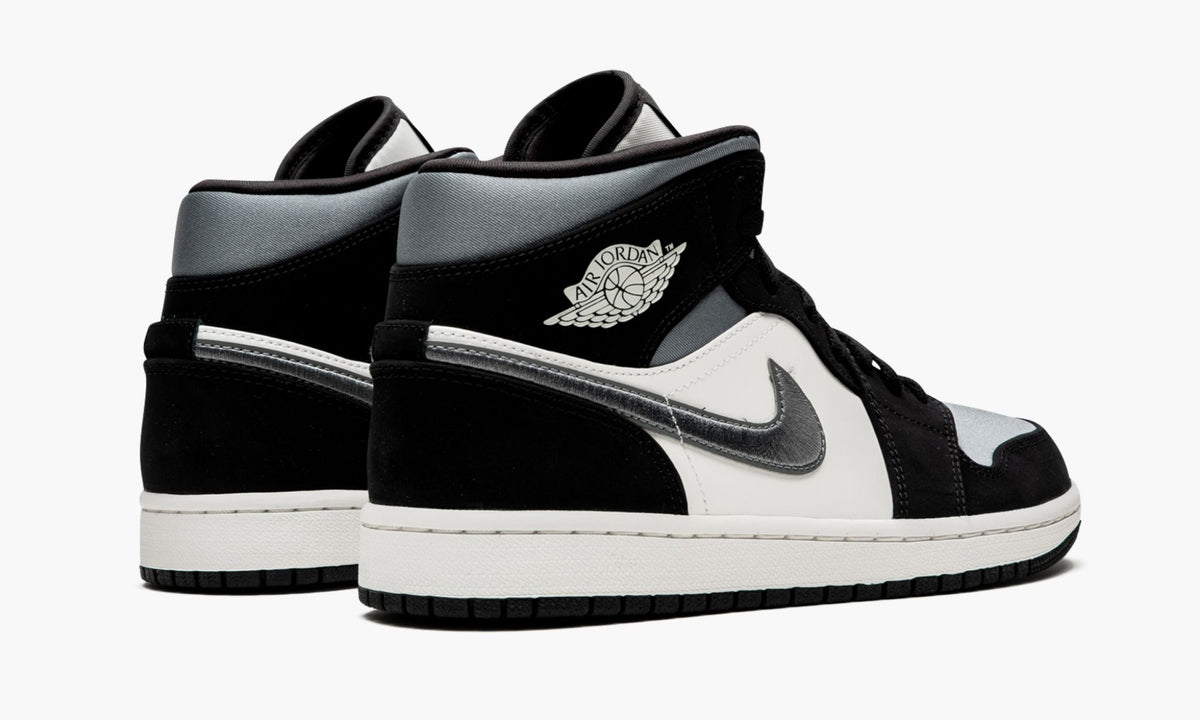 Air Jordan 1 Mid SE Satin in Grey - product image from the listing.