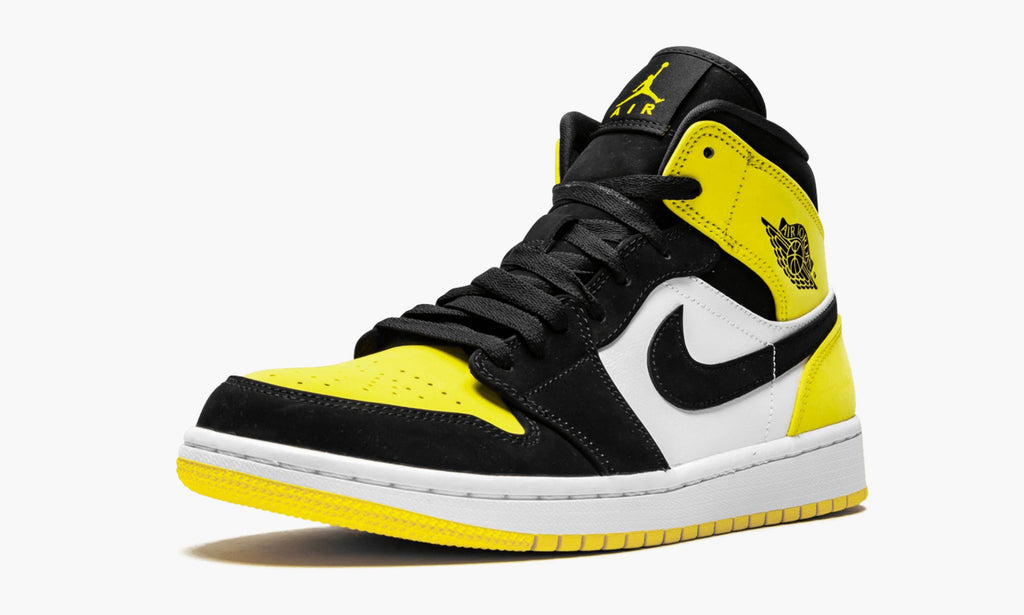 Yellow Toe - Air Jordan 1 MID SE - product image from the listing.