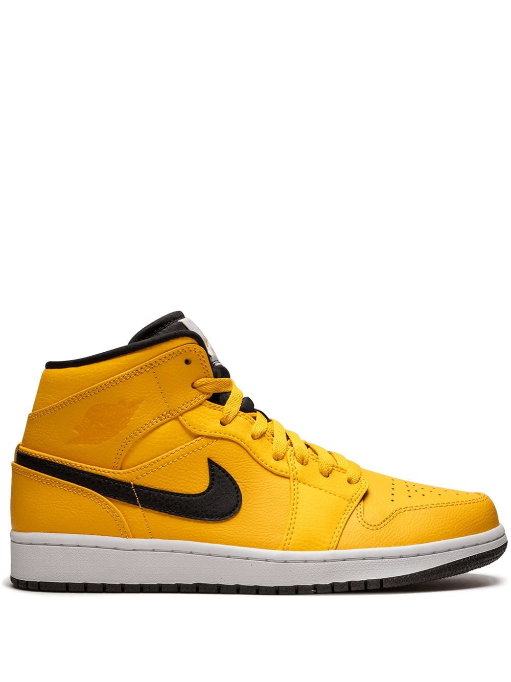 Air Jordan 1 Mid Taxi in Yellow - product image from the listing.
