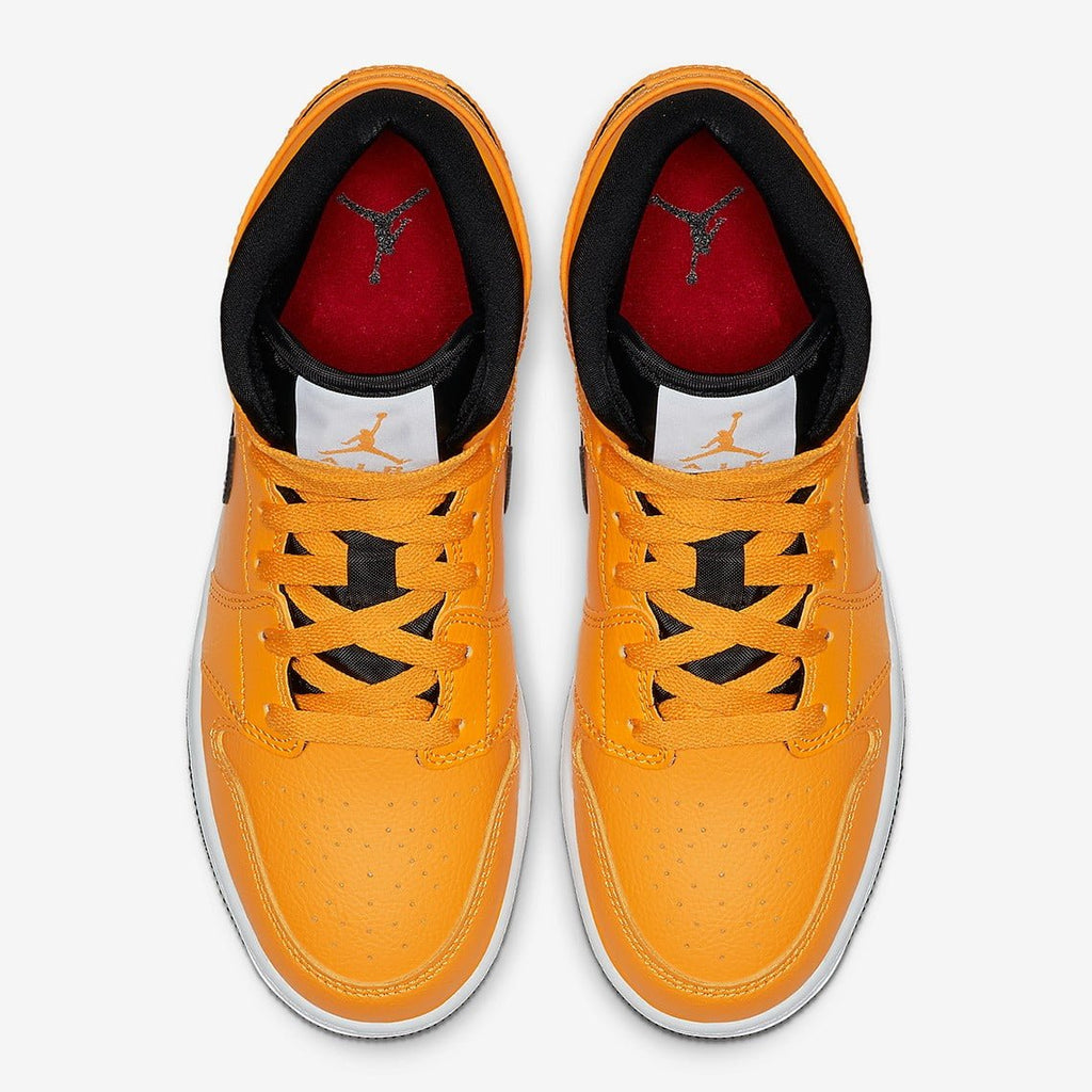 Air Jordan 1 Mid Taxi in Yellow - product image from the listing.