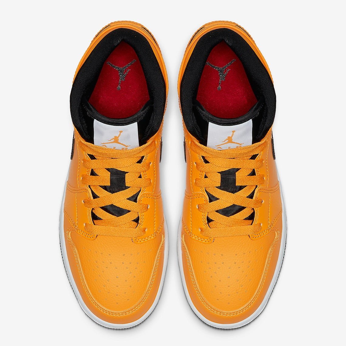 Air Jordan 1 Mid Taxi in Yellow - product image from the listing.