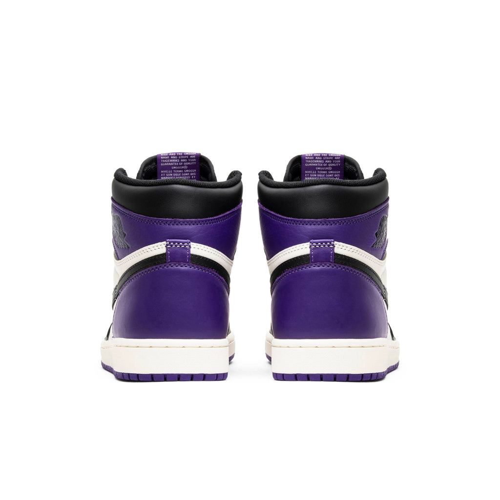 Air Jordan 1 Retro High OG Court in Purple 555088-501 - product image from the listing.