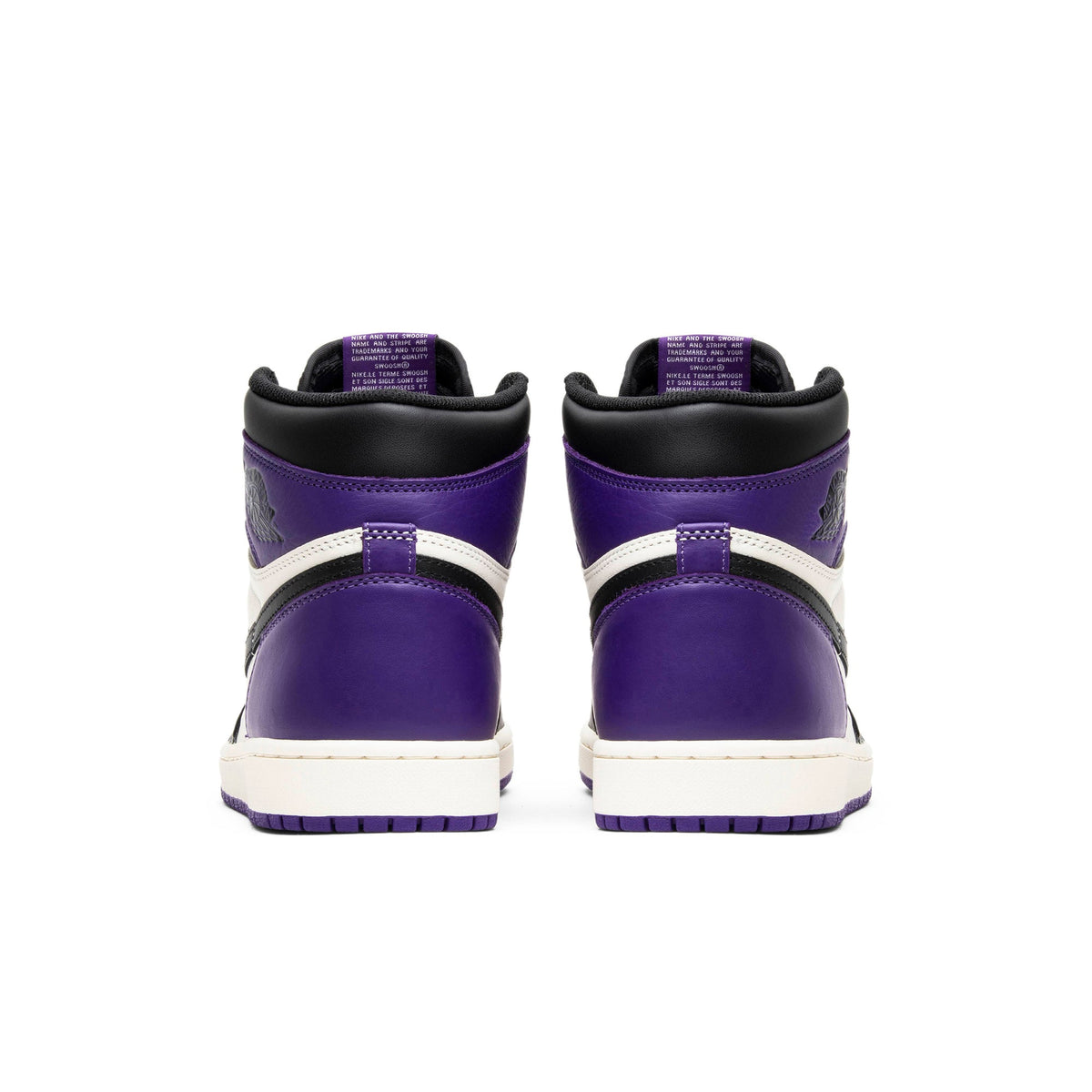Air Jordan 1 Retro High OG Court in Purple 555088-501 - product image from the listing.