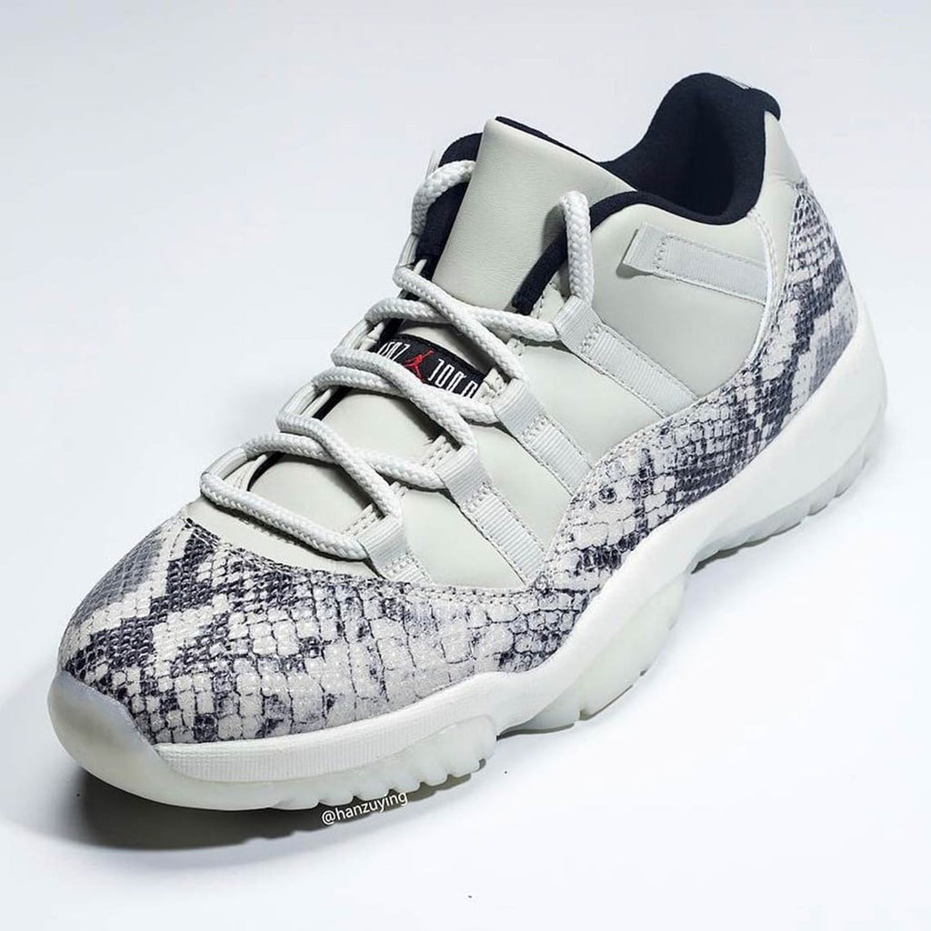 Light Bone Snakeskin - Air Jordan 11 Retro Low - product image from the listing.