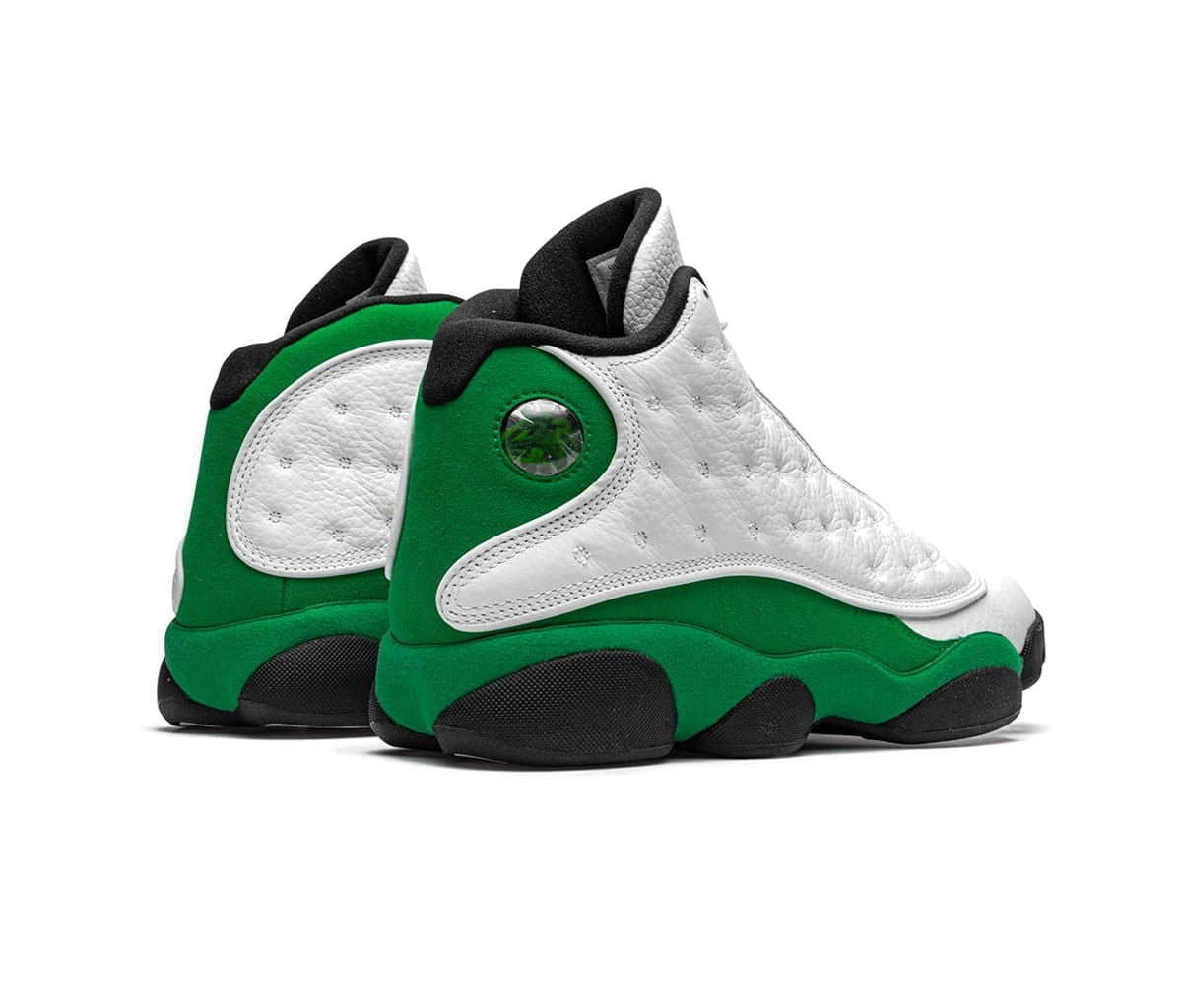 Air Jordan 13 Retro White Lucky in Green - product image from the listing.