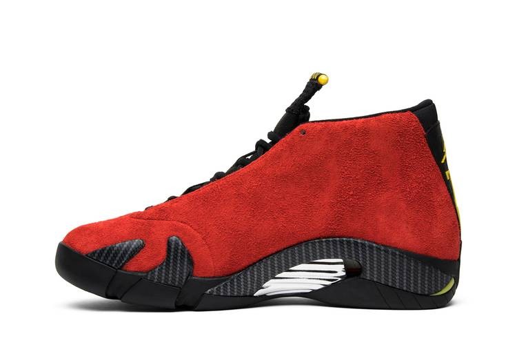 Air Jordan 14 Ferarir in Red - product image from the listing.