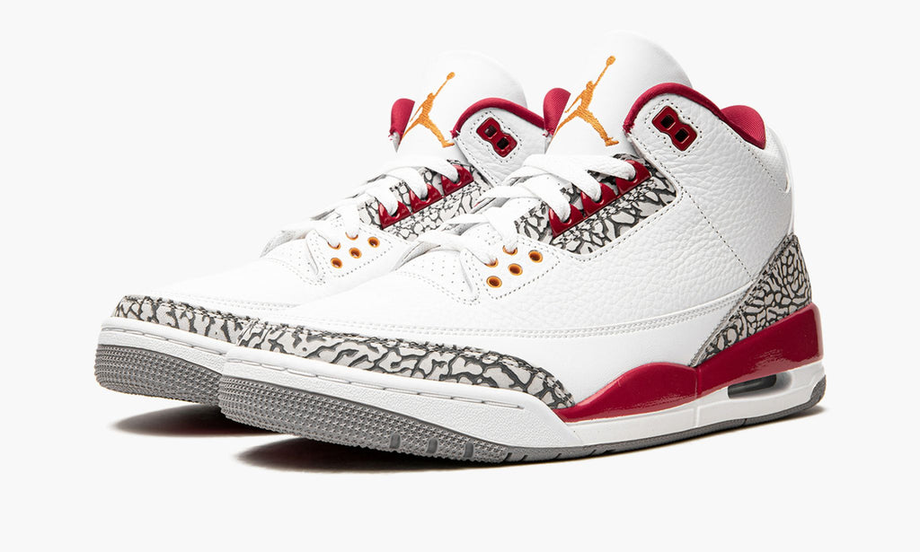 "Cardinal" Air Jordan 3 - product photo shown in the listing for this item.