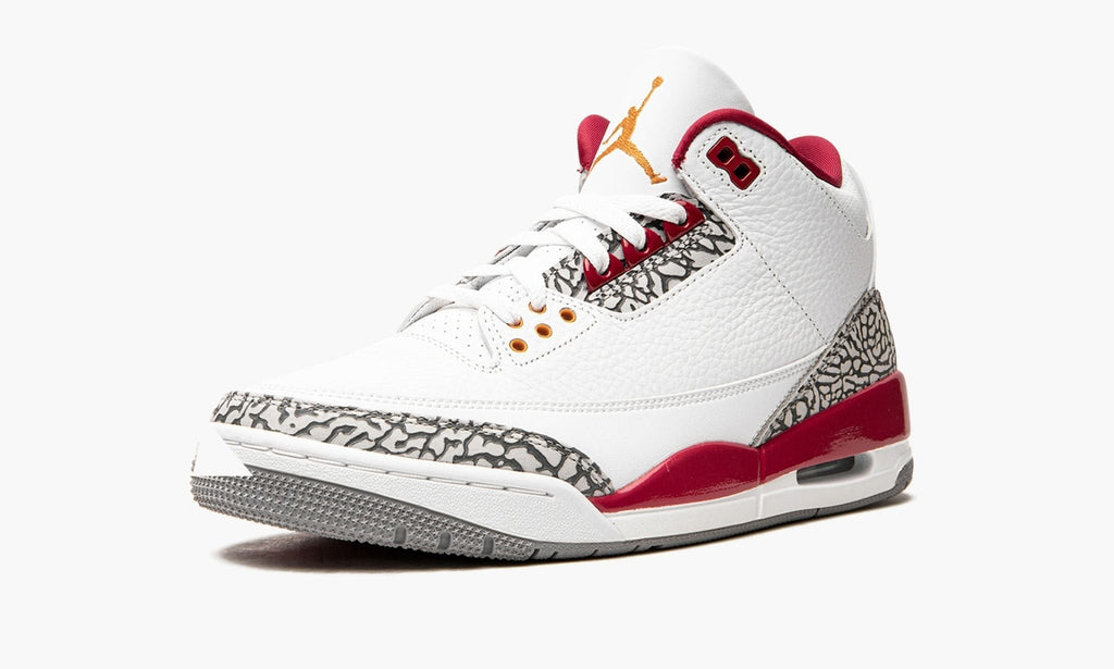 "Cardinal" Air Jordan 3 - product photo shown in the listing for this item.