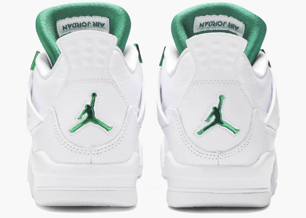Air Jordan 4 Retro in Metallic Green - product image from the listing.