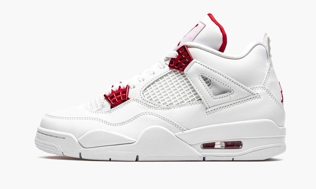 Air Jordan 4 Retro Metallic Pack in University Red - product image from the listing.