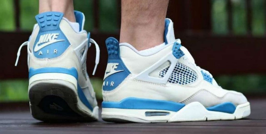 Military Blue - Air Jordan 4 Retro 2012 - product image from the listing.