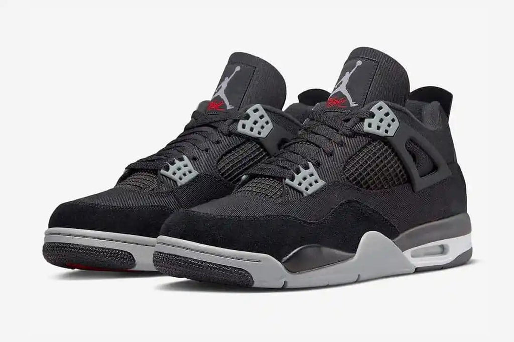 Black Canvas - Air Jordan 4 Retro SE - product image from the listing.