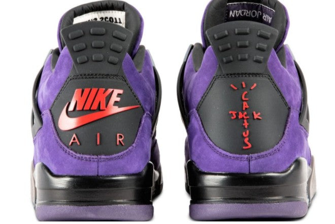 Air Jordan 4 Retro TraviScots in Purple CI1184 - product image from the listing.