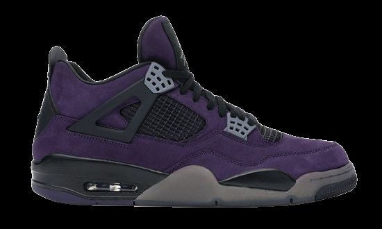 Air Jordan 4 Retro TraviScots in Purple CI1184 - product image from the listing.
