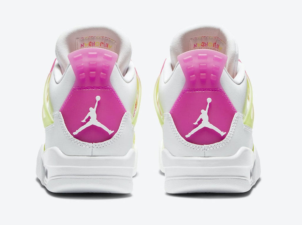 White Lemon Pink GS - Air Jordan 4 Retro - product image from the listing.