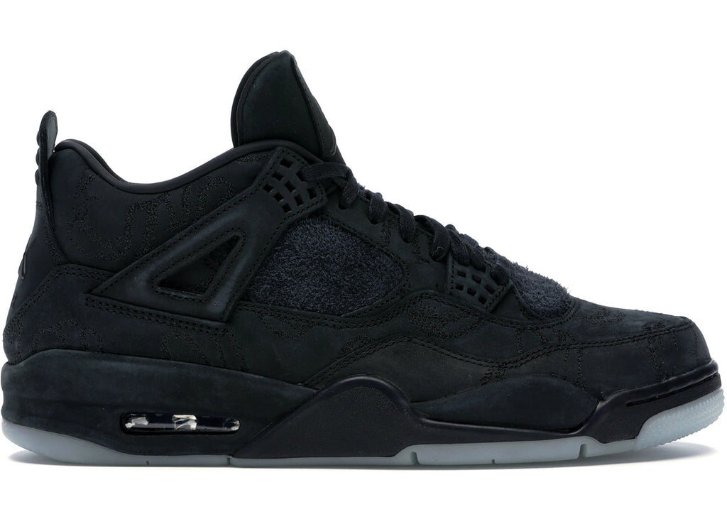 Air Jordan 4 x KAWRS in Black - product image from the listing.