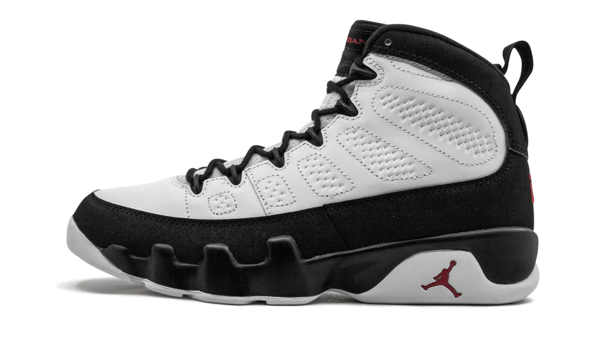 "White Black Red 2016 Release" Air Jordan 9 Retro - product image from the listing.