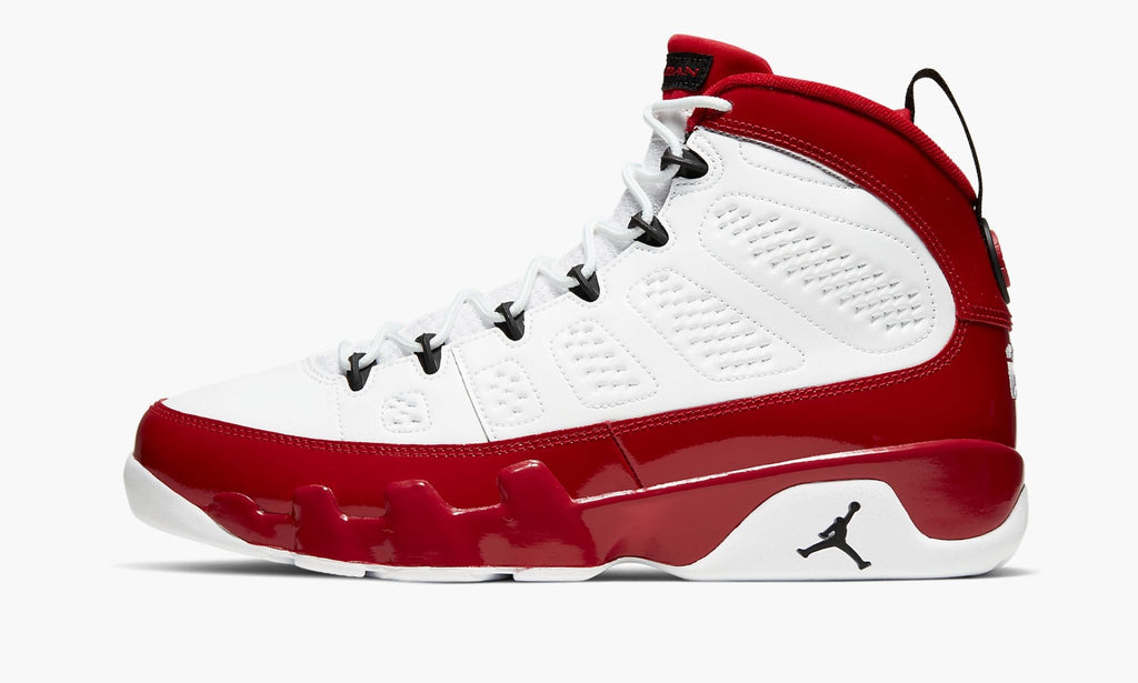 White/Red/Black - Air Jordan 9 - product image from the listing.