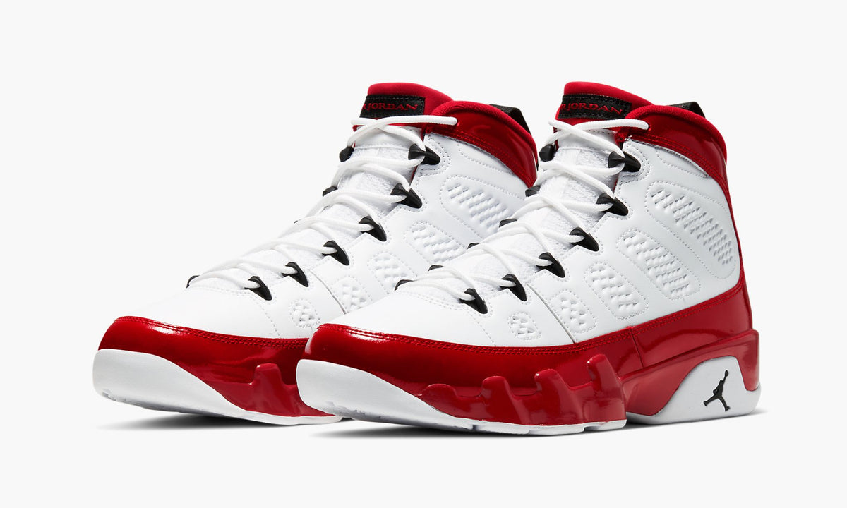 White/Red/Black - Air Jordan 9 - product image from the listing.