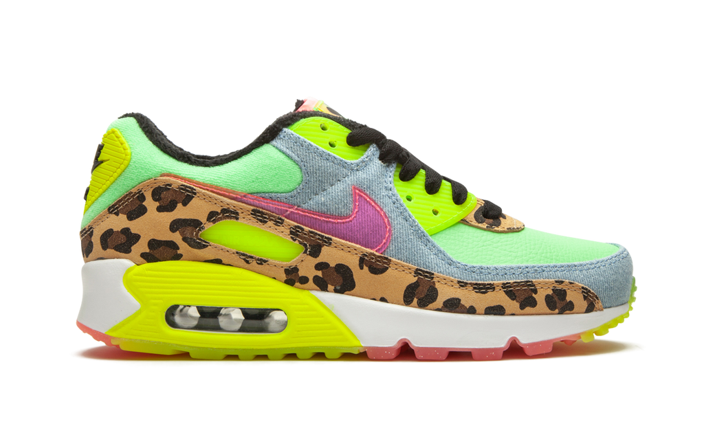 "Denim Leopard Print" W Air Max 90 LX CW3499 300 - product image from the listing.