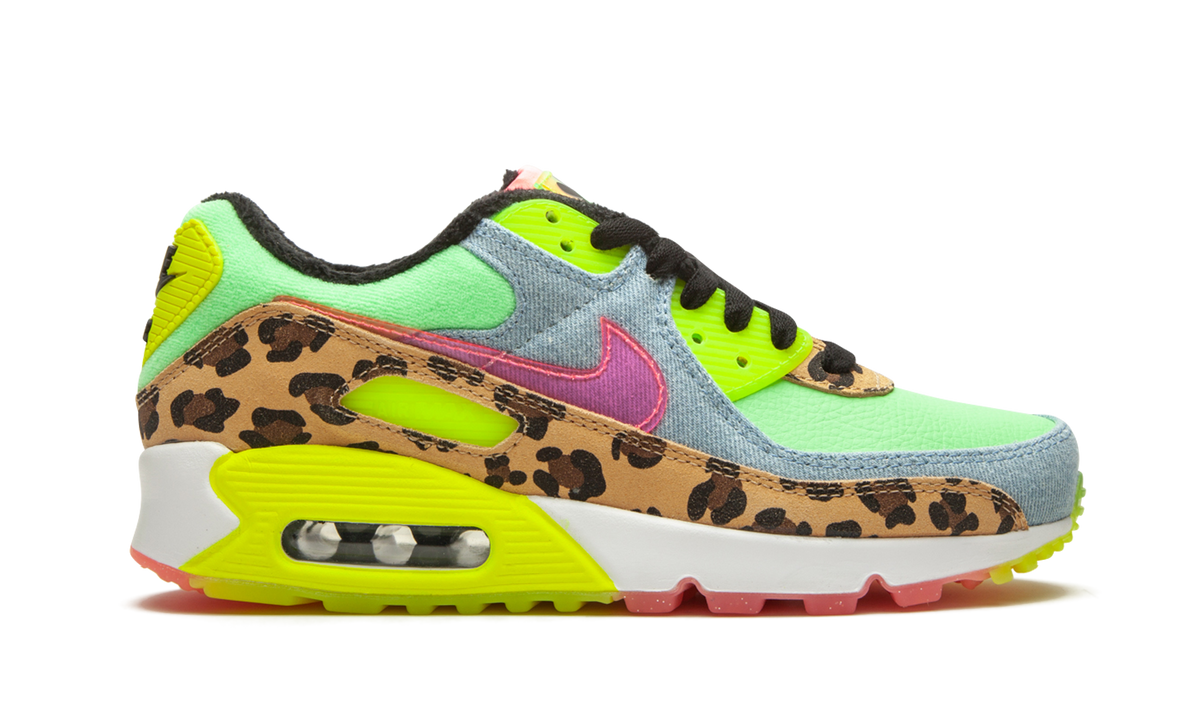 "Denim Leopard Print" W Air Max 90 LX CW3499 300 - product image from the listing.