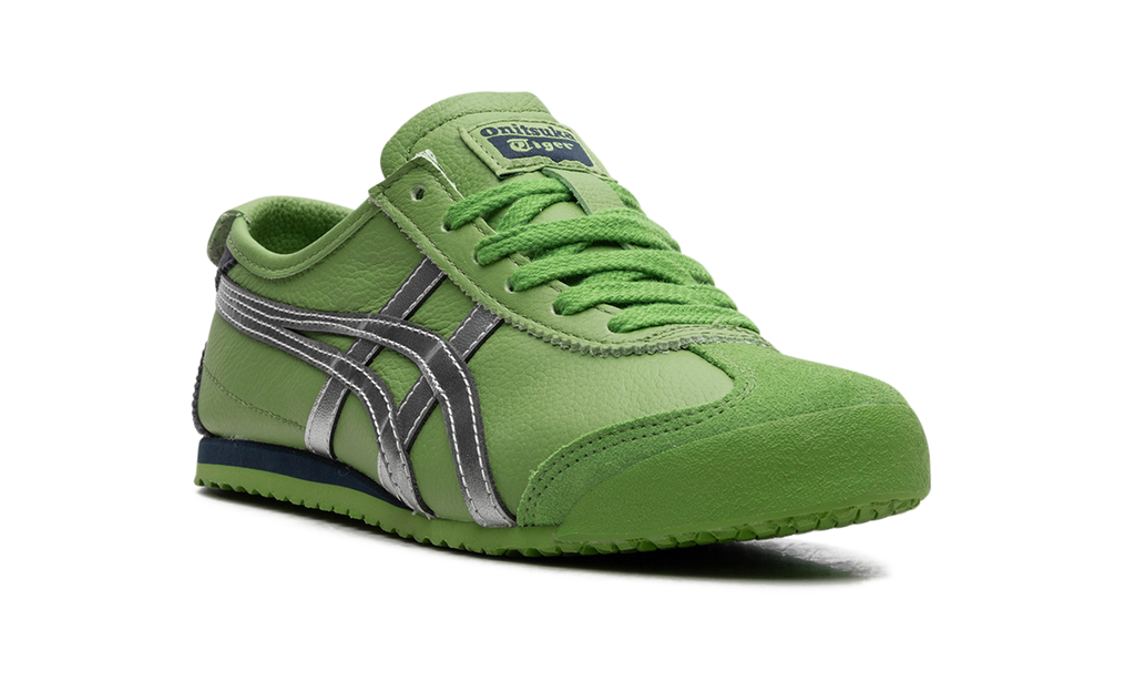 Onitsuka Tiger Mexico 66 Garden in Green Pure Silver 127116 - product image from the listing.