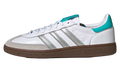 "White/Silver Metallic" Handball Spezial Mercedes KJ1178 - product image from the listing.