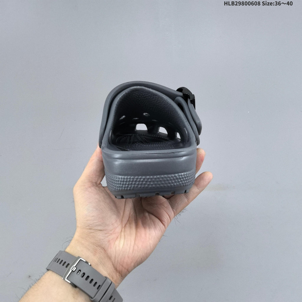Charcoal Gray Crocs Classic Clog - product image from the listing.