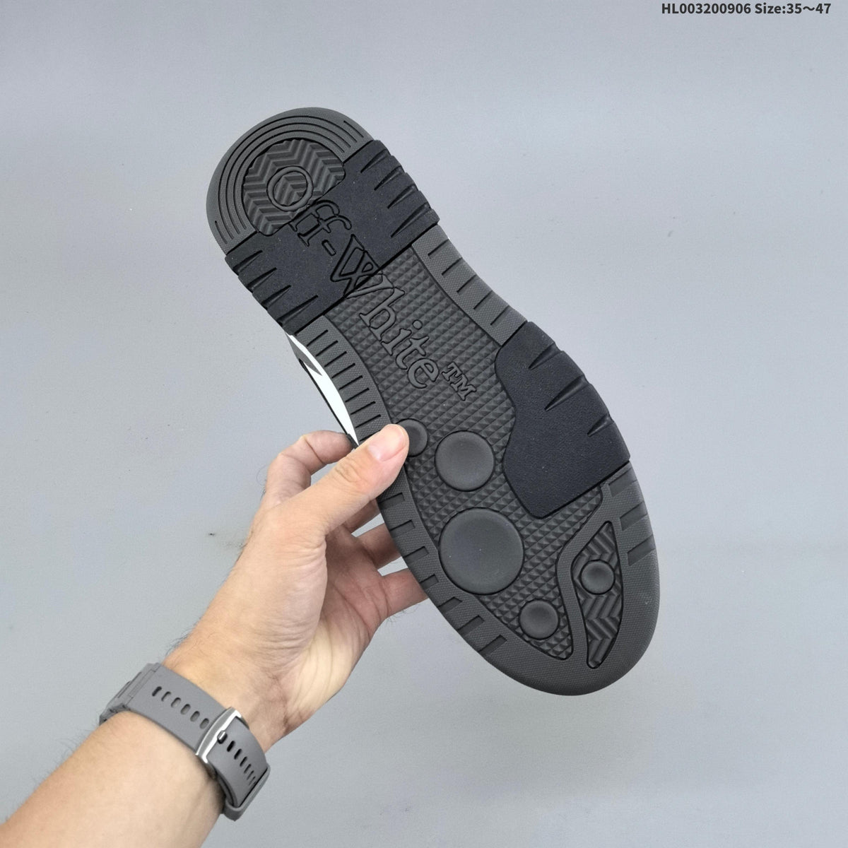Off-White Out of Office Sneakers in Grey, in White and Black - product image from the listing.