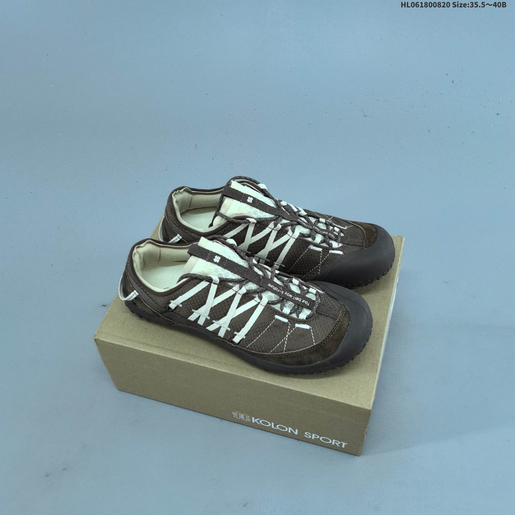 KOLON SPORT ROAMVARY Low-Profile Outdoor Shoes, in Brown - product image from the listing.