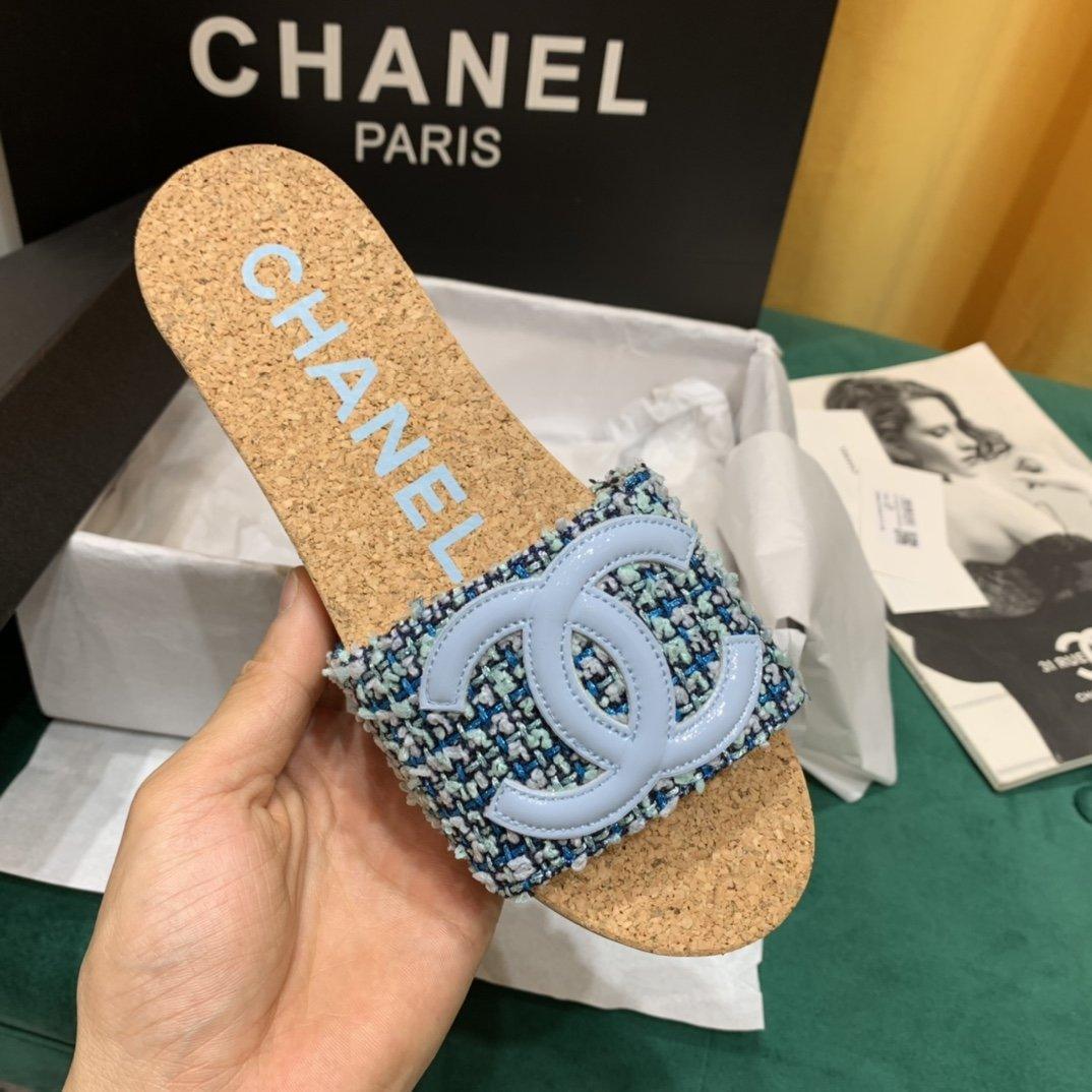 Sandals by Chanel - product photo shown in the listing for this item.
