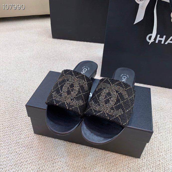 Sandals by Chanel - product photo shown in the listing for this item.