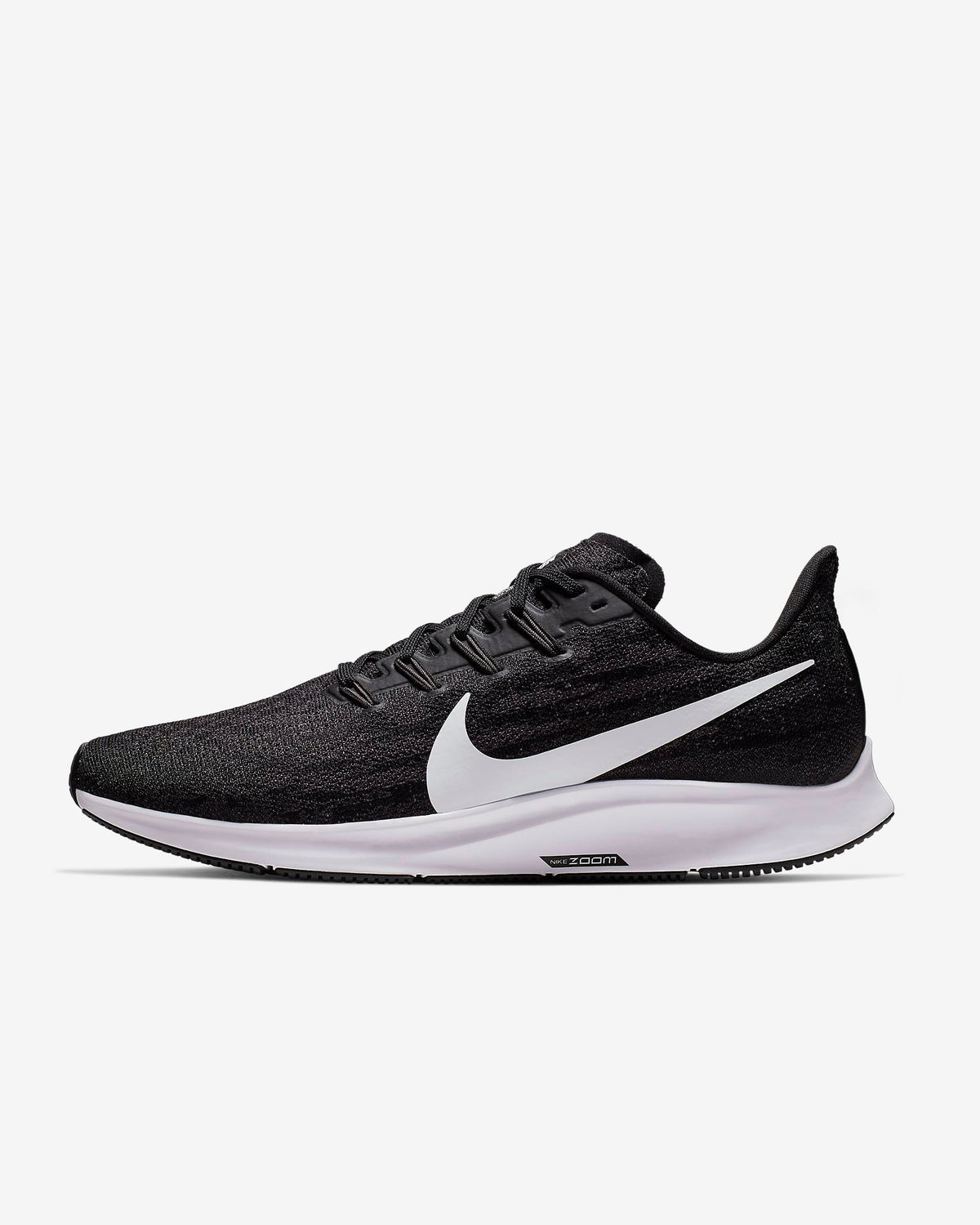 Nike Air Zoom Pegasus 36 Running Shoes in Black White AQ2203-002 - product image from the listing.