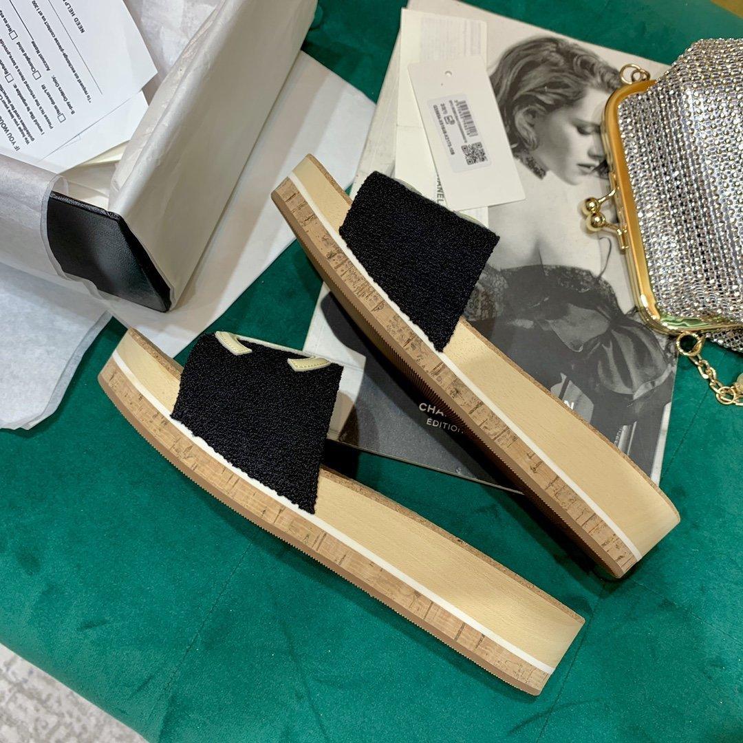 Sandals by Chanel - product photo shown in the listing for this item.