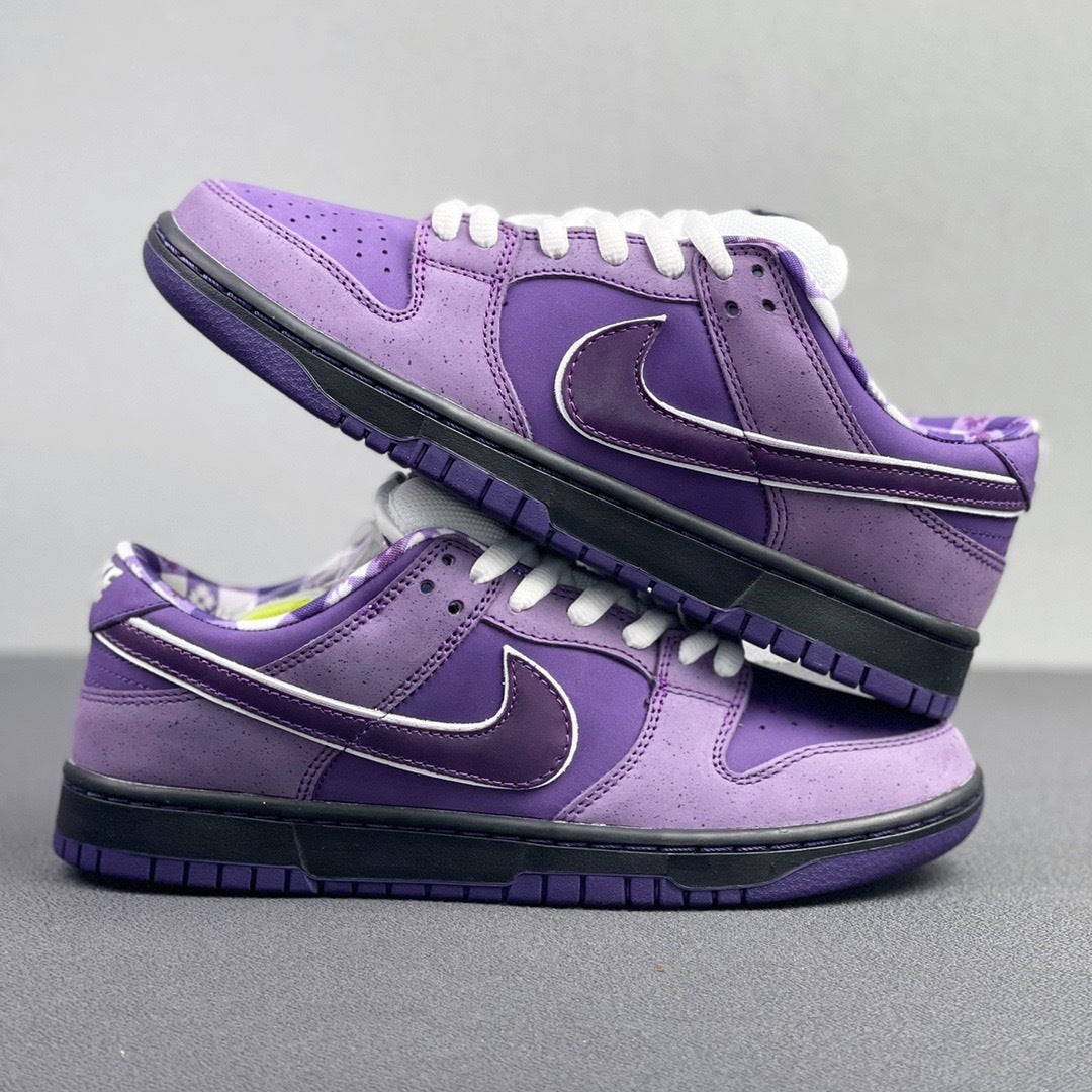 Nike SB Dunk Low Purple Lobster Trainers BV1310-555 - product image from the listing.