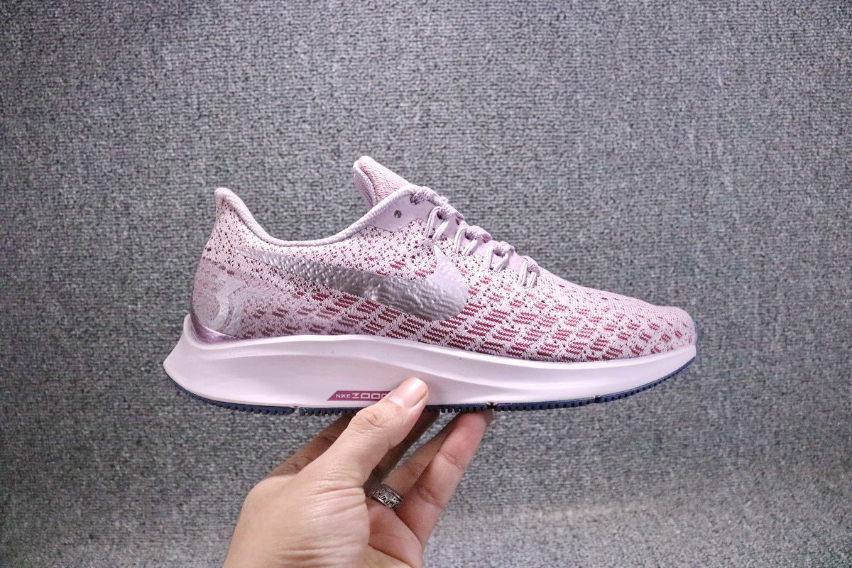 Women's Nike Air Zoom Pegasus 35 Running Shoes Rose 942855-601 - product image from the listing.
