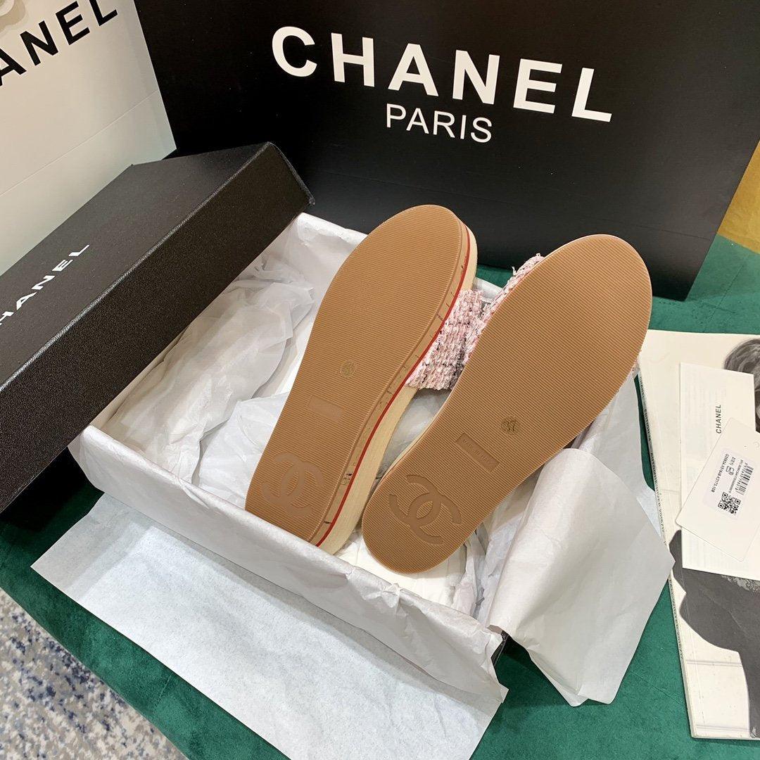 Sandals by Chanel - product photo shown in the listing for this item.